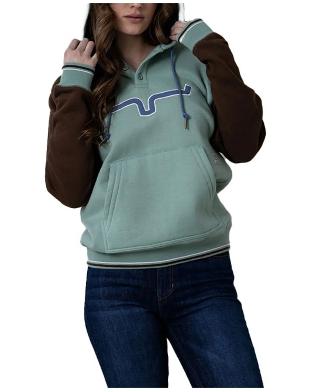 Product Name:  Kimes Ranch Women's Amigo Logo Hooded Pullover