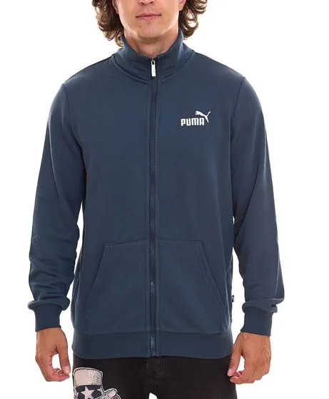 PUMA Men Ess 2 Col Track Jacket giacca da allenamento da uomo sostenibile in cotone 67963 grigio, nero o blu scuro