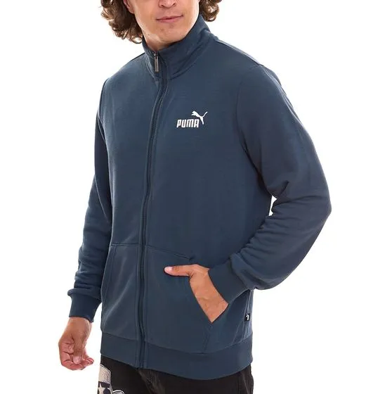 PUMA Men Ess 2 Col Track Jacket giacca da allenamento da uomo sostenibile in cotone 67963 grigio, nero o blu scuro