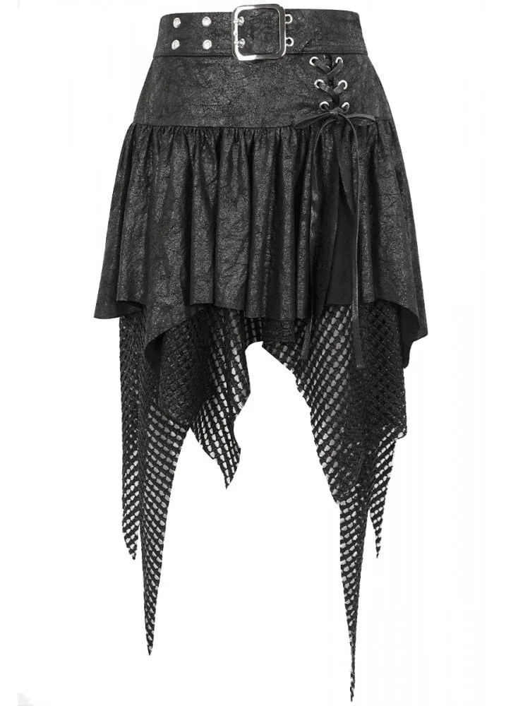 Punk Net Layered Skirt