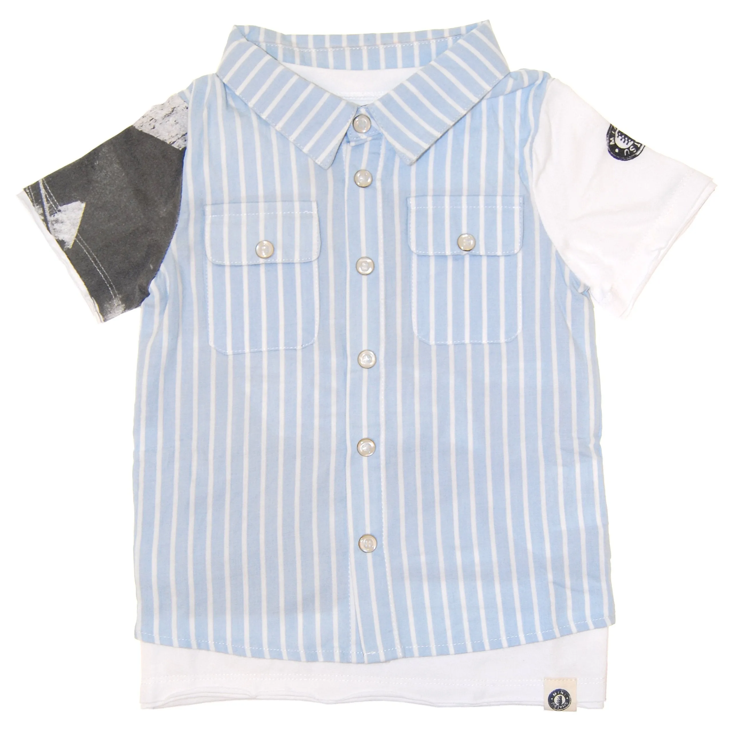 Real Summer Stripe Vest Baby T-Shirt by: Mini Shatsu