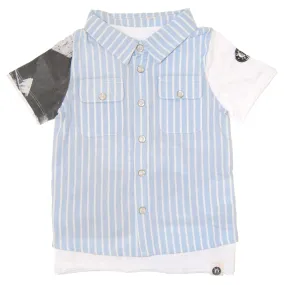 Real Summer Stripe Vest Baby T-Shirt by: Mini Shatsu