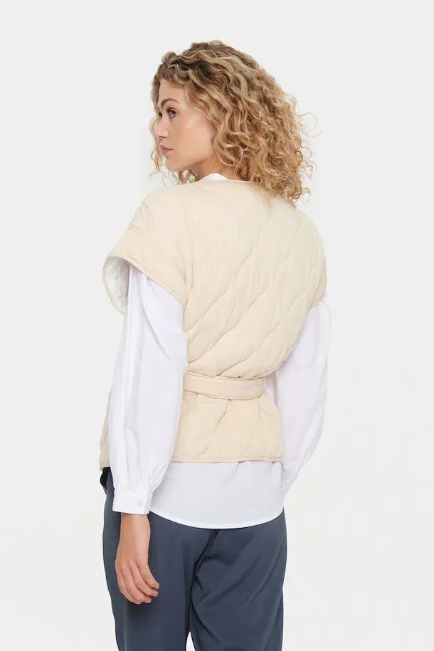 Saint Tropez Vandi Vest - Creme