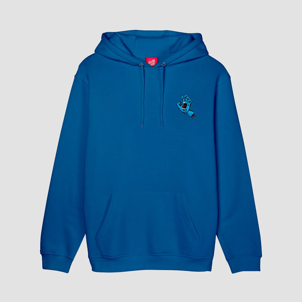 Santa Cruz Screaming Hand Chest Pullover Hoodie Cobalt