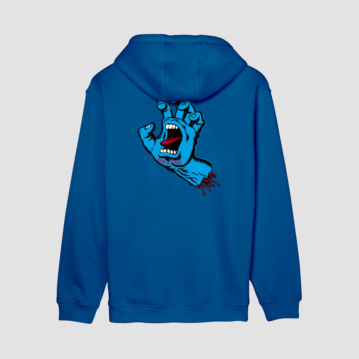 Santa Cruz Screaming Hand Chest Pullover Hoodie Cobalt