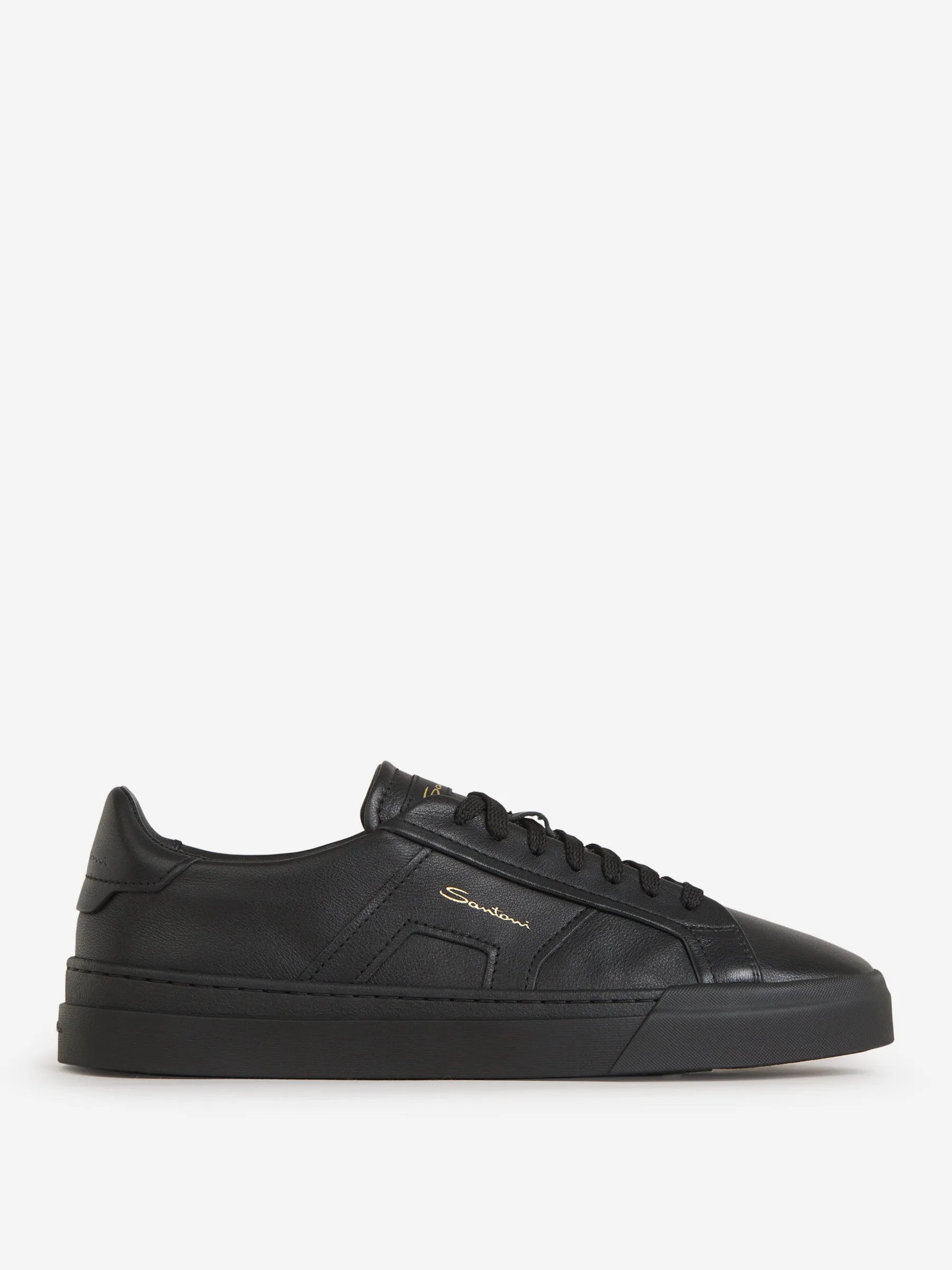 Santoni Double Buckle Sneakers 