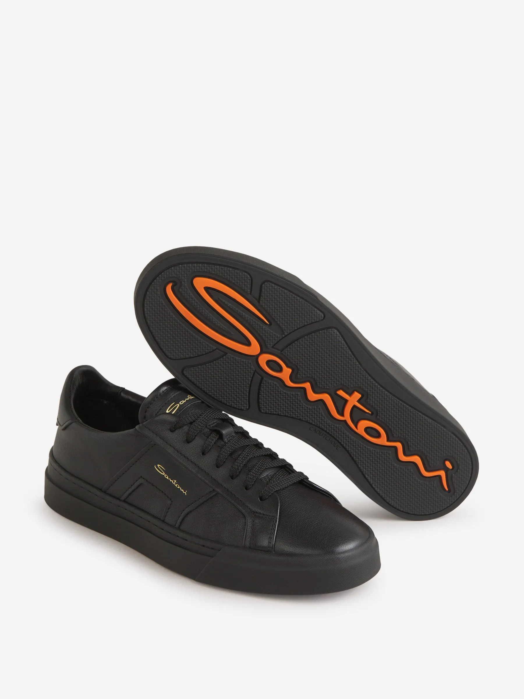 Santoni Double Buckle Sneakers 