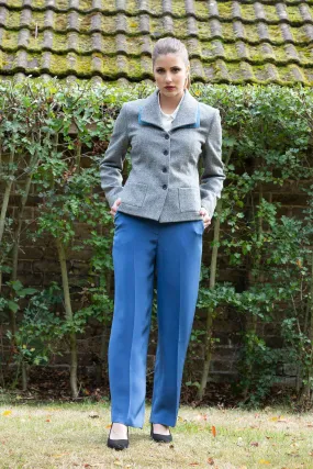 Silk Blue Trousers