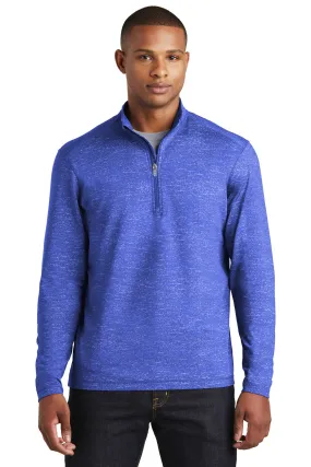 Sport-Tek  Sport-Wick  Stretch Reflective Heather 1/2-Zip Pullover. ST855