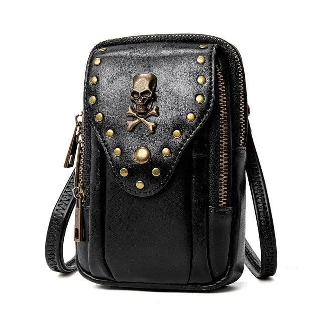 Steampunk Skull Square Mini Bag