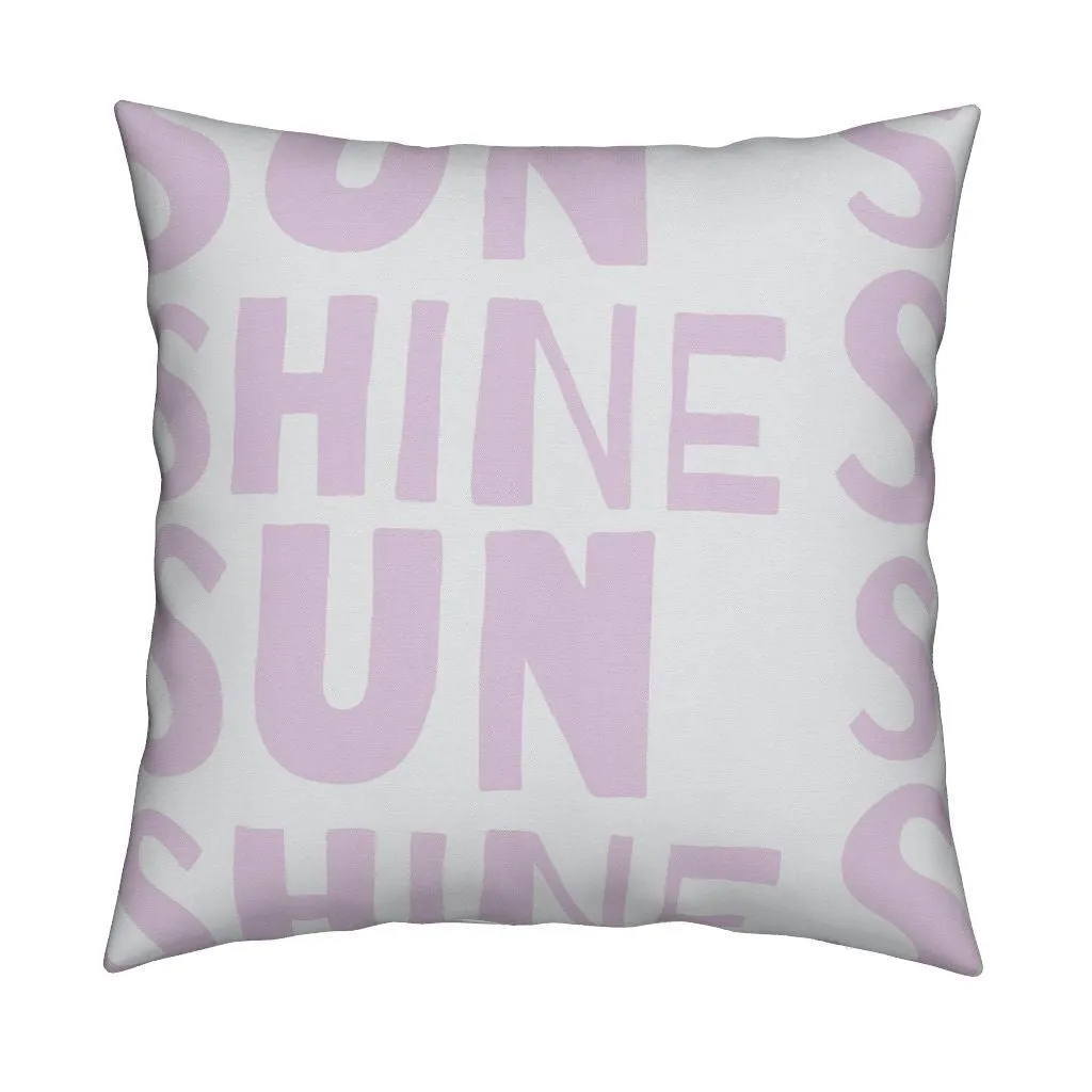 Sunshine Mauve Pillow