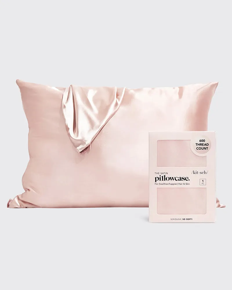 Sweet Dreams Blush Satin Pillowcase - Standard