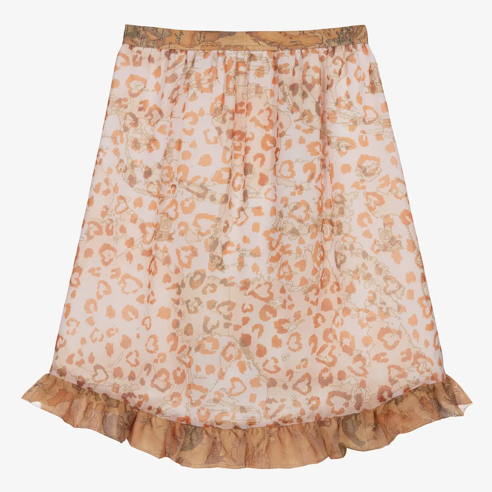 Teen Girls Leopard Skirt 