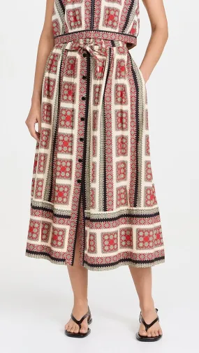 THE GREAT.   The Treeline Skirt 