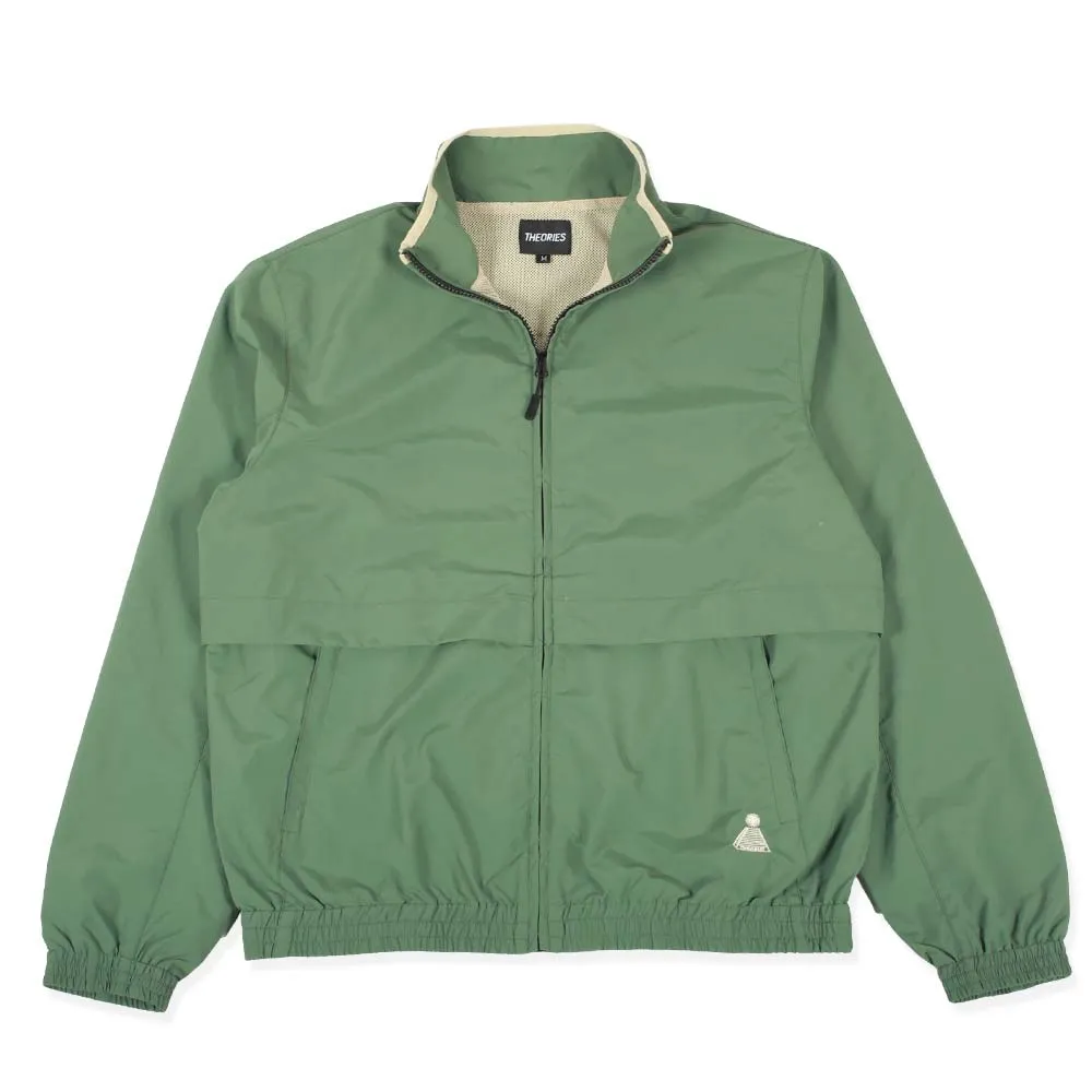 Theories Tailwind Vented Windbreaker Jacket Sage