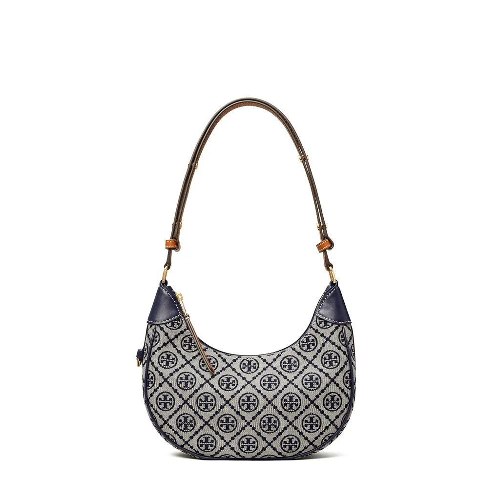 Tory Burch T Monogram Crescent Bag