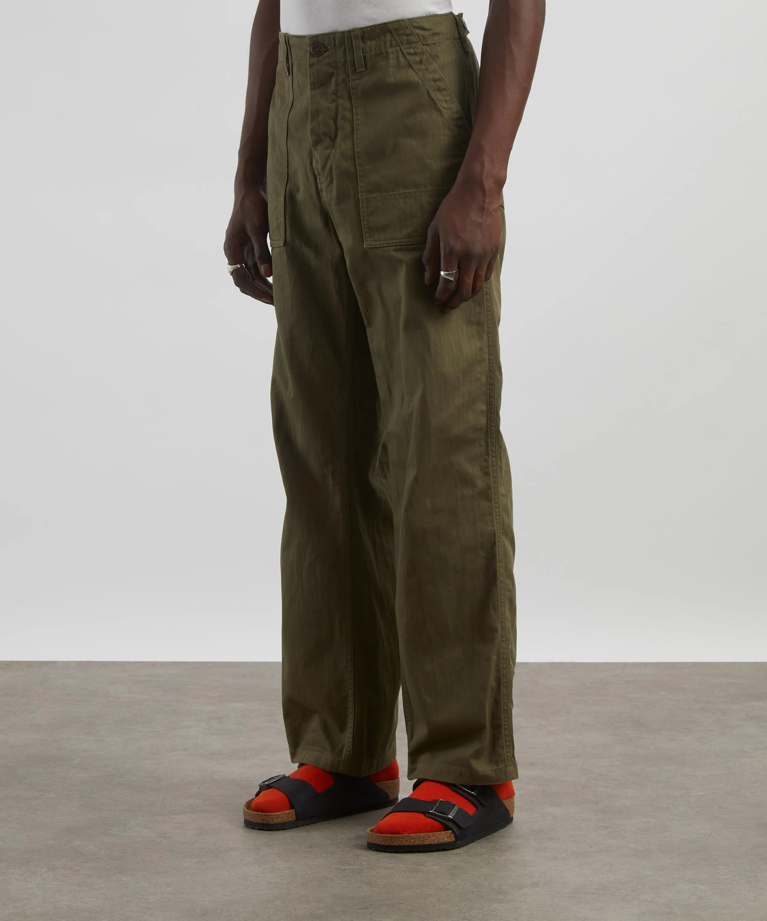 Tuff Tony Olive Fatigue Trousers