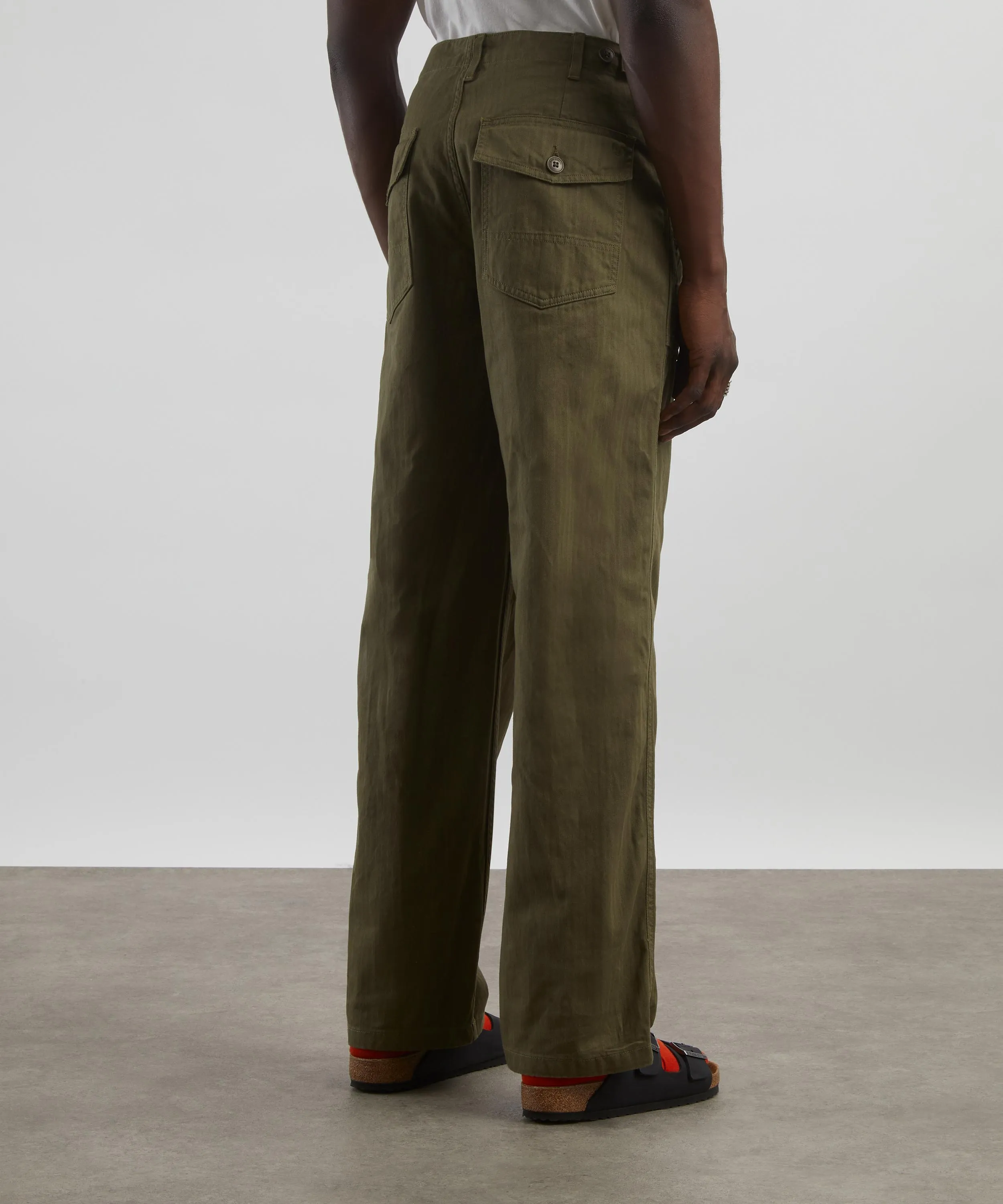 Tuff Tony Olive Fatigue Trousers