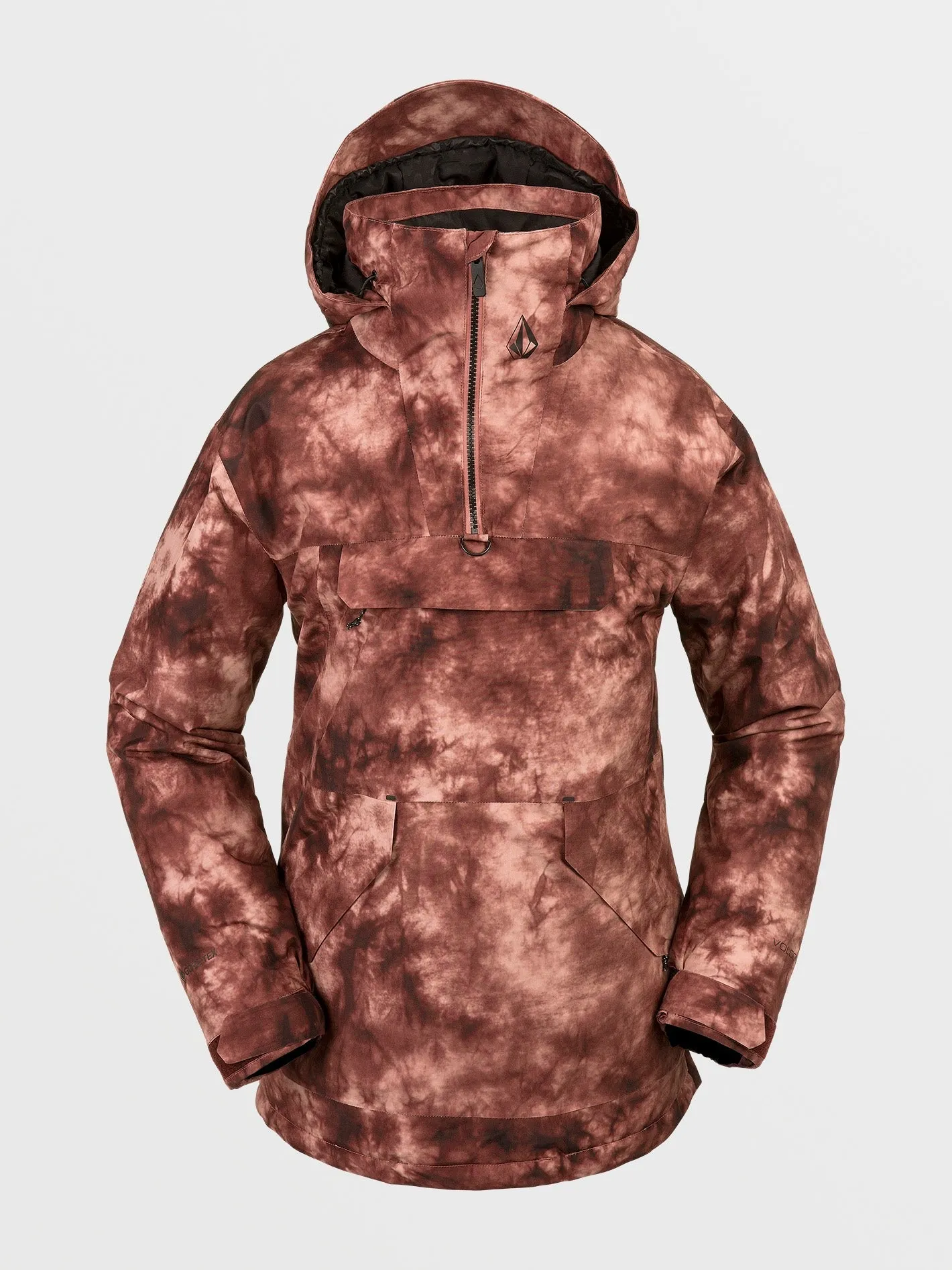 Volcom Fern Insulated Gore Pullover Pink Salt Wash