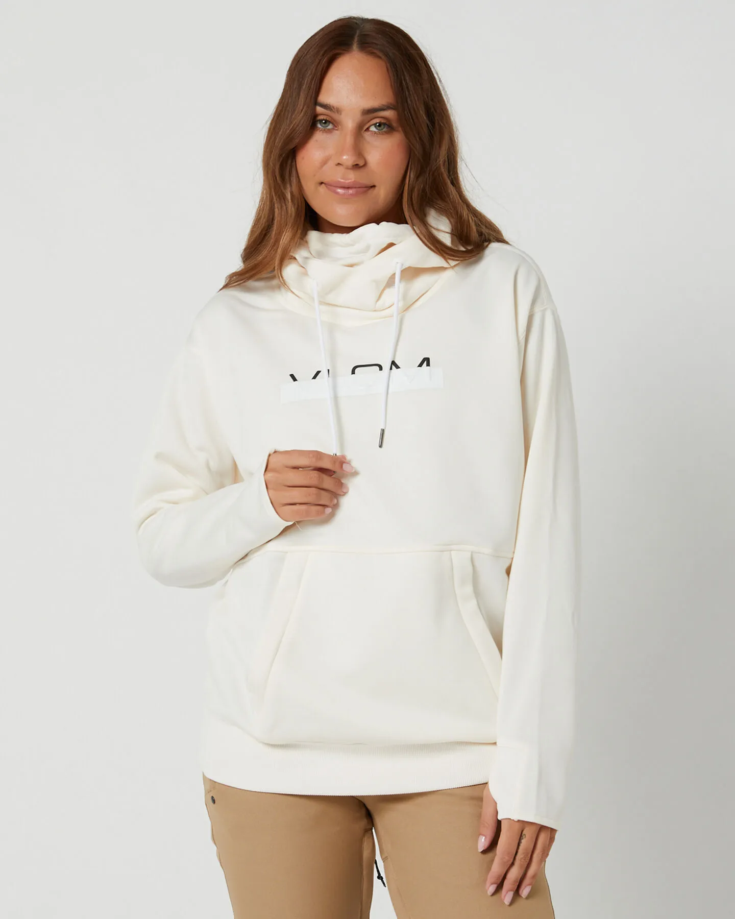 Volcom Riding Hydro Hoodie - Moonbeam | SurfStitch