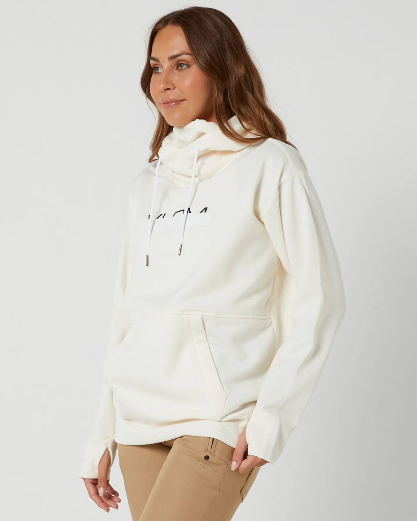 Volcom Riding Hydro Hoodie - Moonbeam | SurfStitch