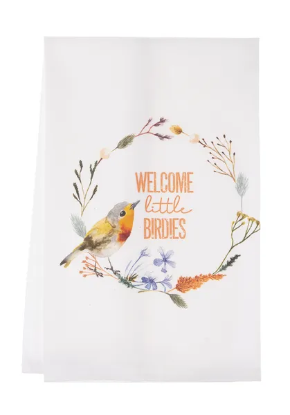 Wildflower & Bird Tea Towels