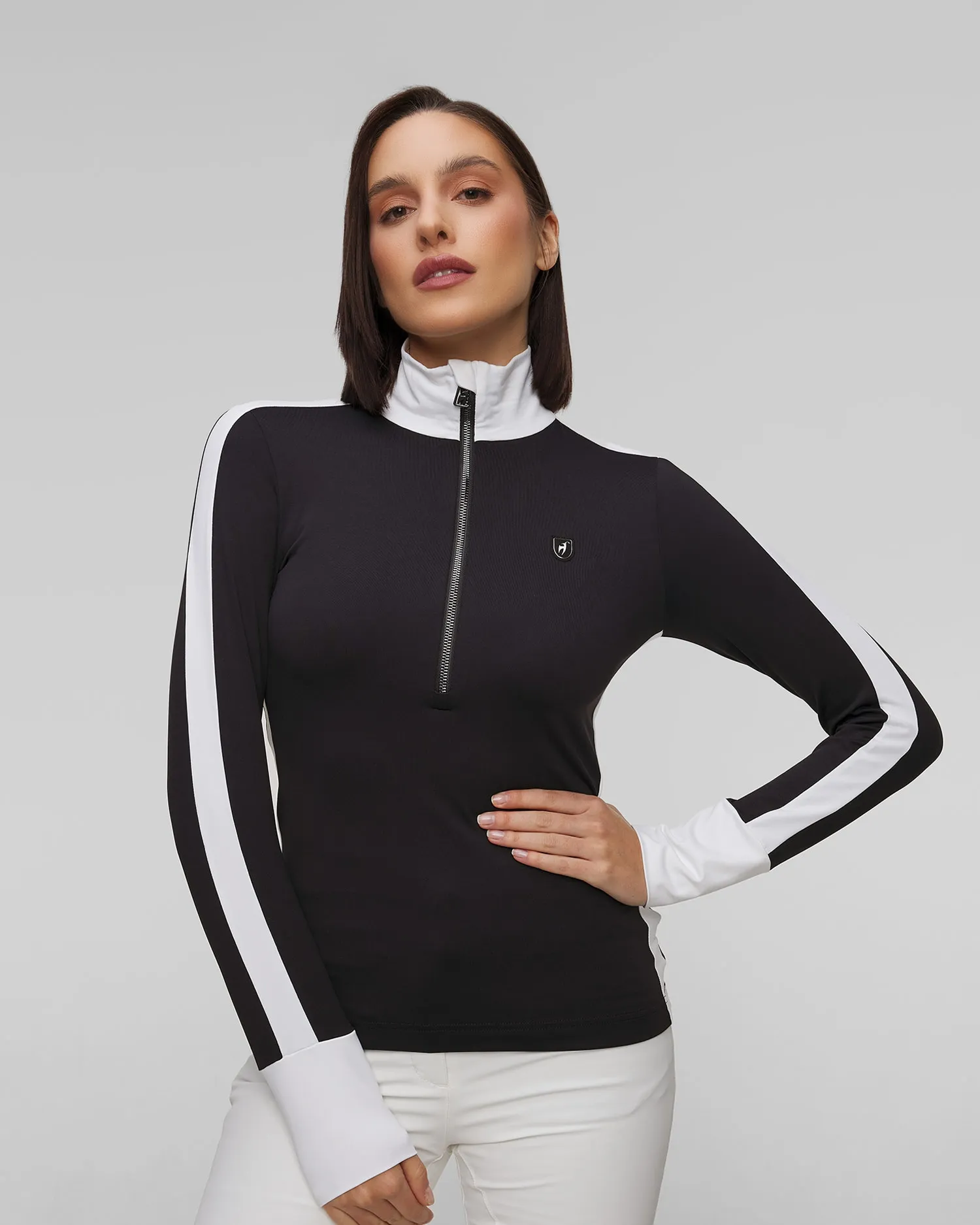 Women's black ski turtleneck Toni Sailer Eleonore 342322-100