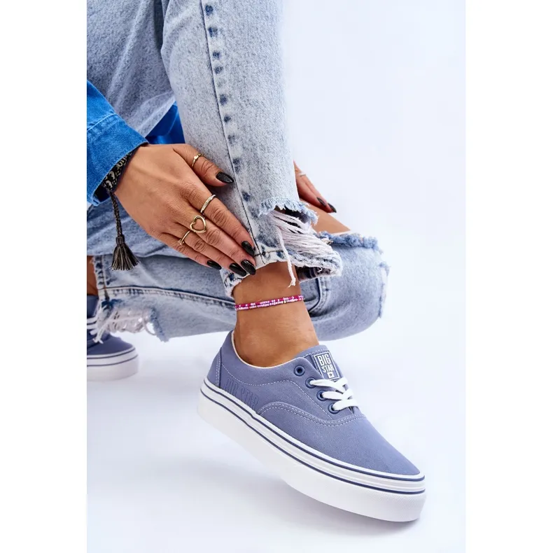 Women's Platform Sneakers Big Star LL274231 Blue