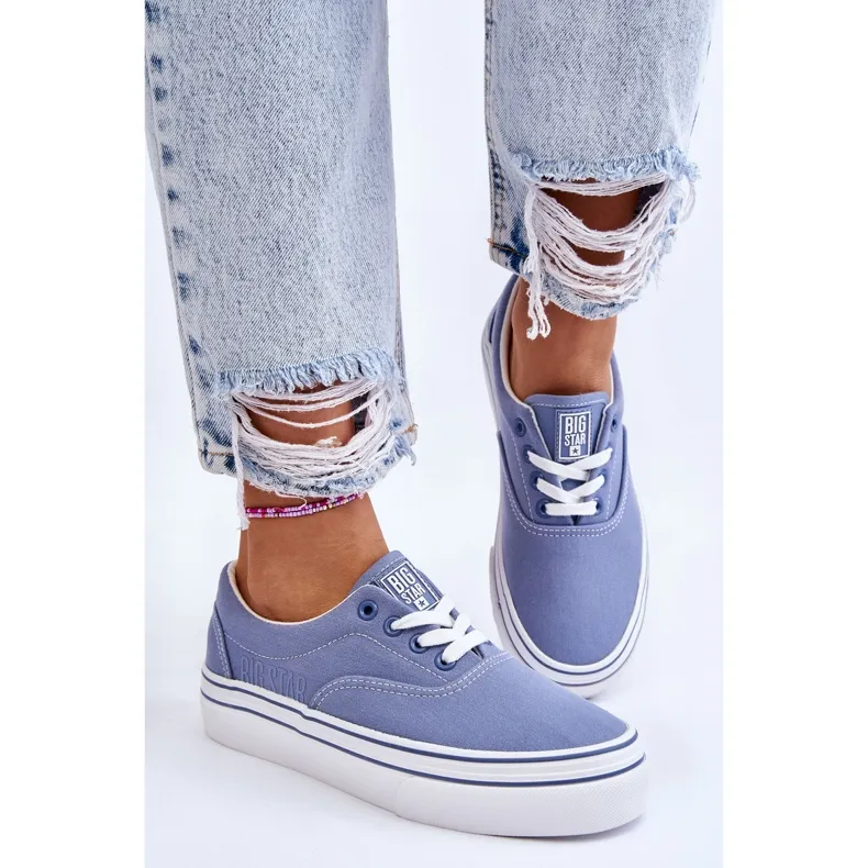 Women's Platform Sneakers Big Star LL274231 Blue