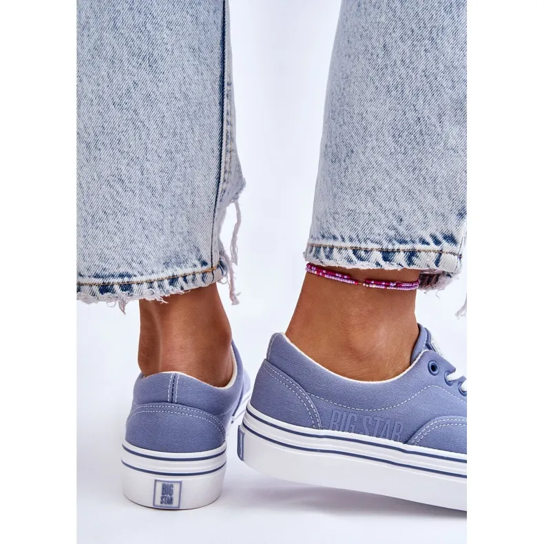 Women's Platform Sneakers Big Star LL274231 Blue