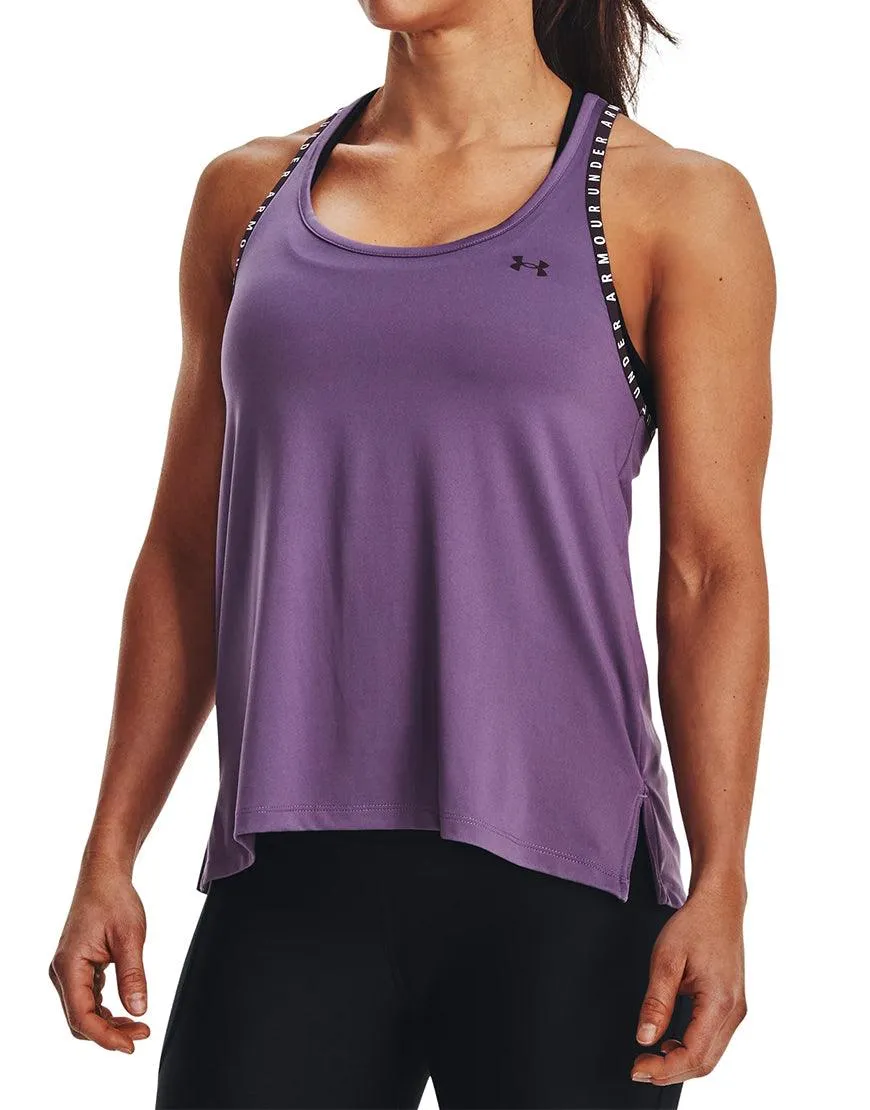 Women's Knockout Tank :Retro Purple