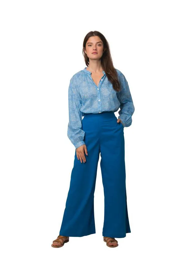 Zen Ethic LEANA BLUE BASIC TROUSERS